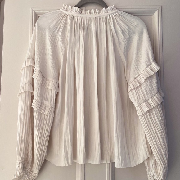 ULLA JOHNSTON Ivory blouse - Picture 2 of 6